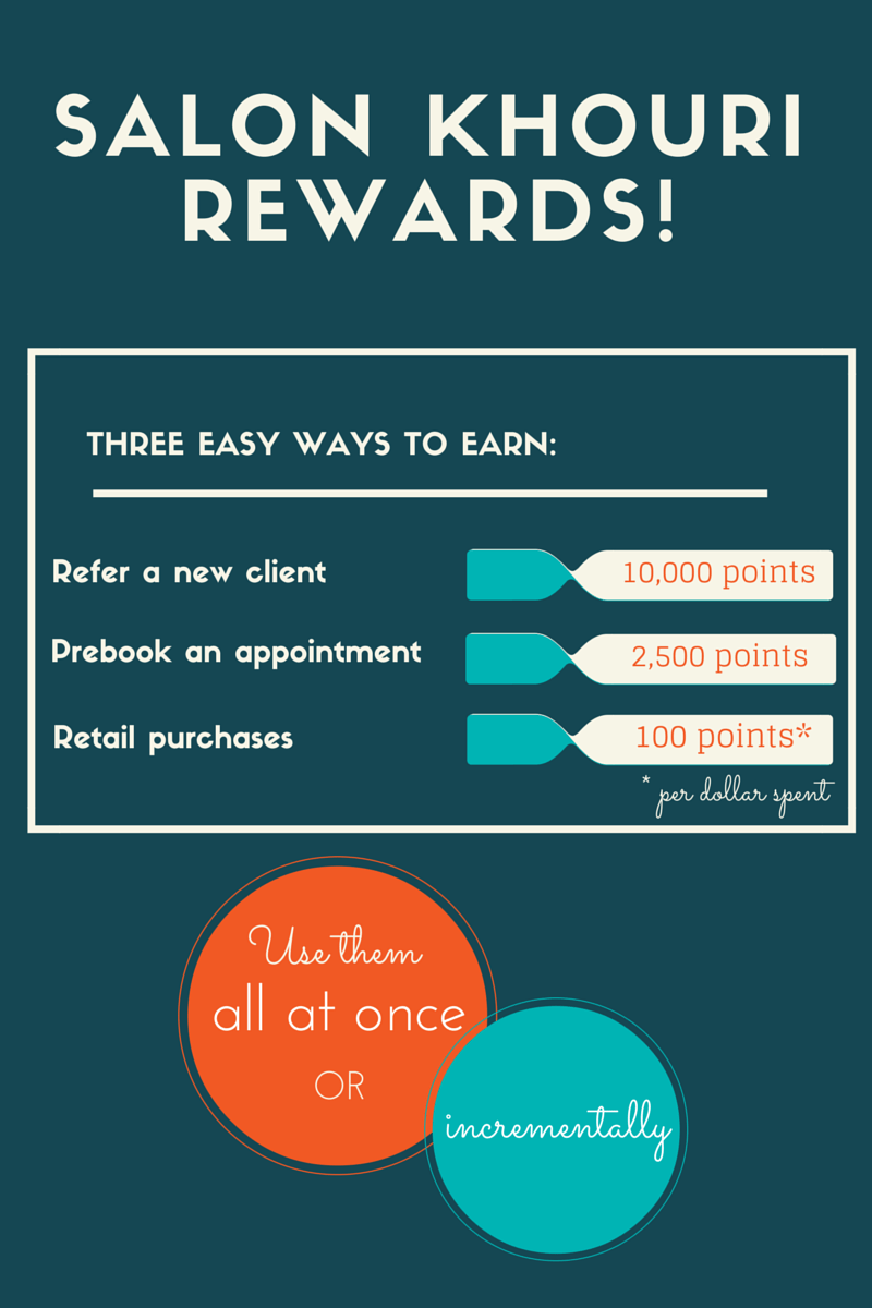 Salon Khouri Rewards