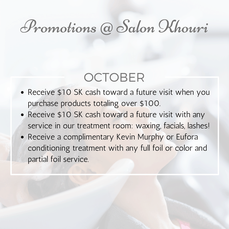 October 2015 Promotions