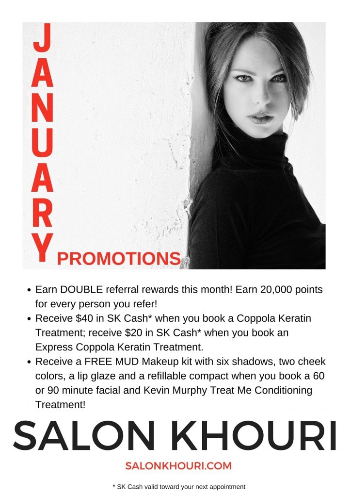 January 2016 promotions