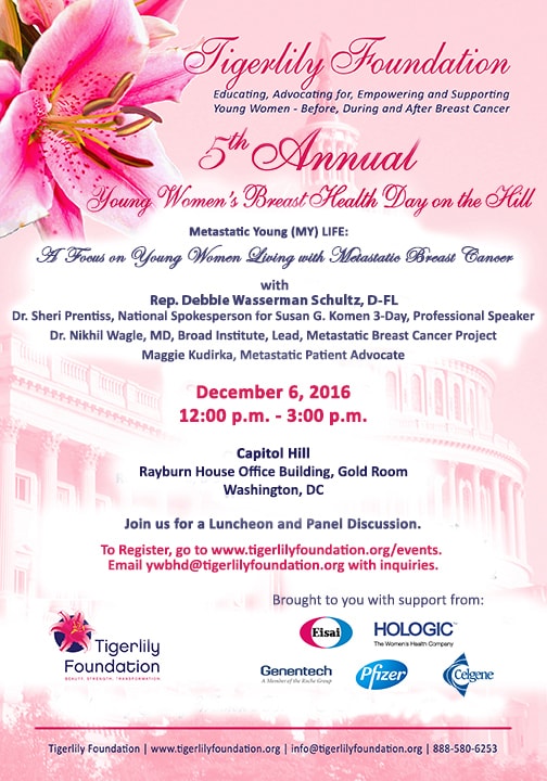 Tigerlily Foundation Young Women's Breast Health Day on the Hill